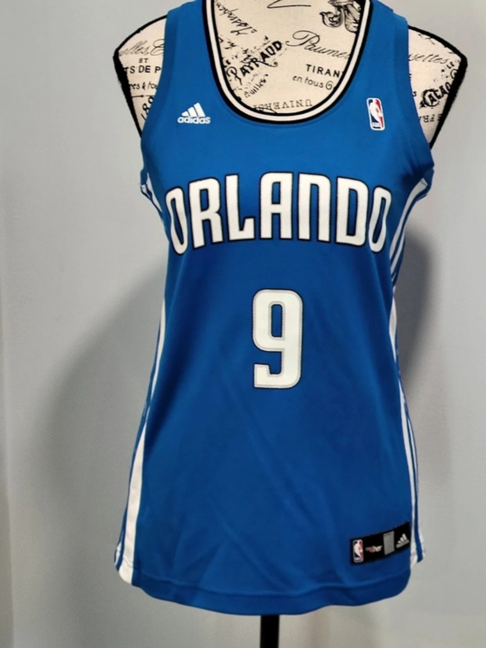Adidas NBA Hetv606Orlando Magic Nikola Vucevic #9 NBA Jersey Blue Small NWT